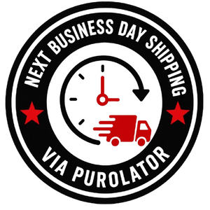 NEXT BUSINESS DAY SHIPPING VIA PUROLATOR